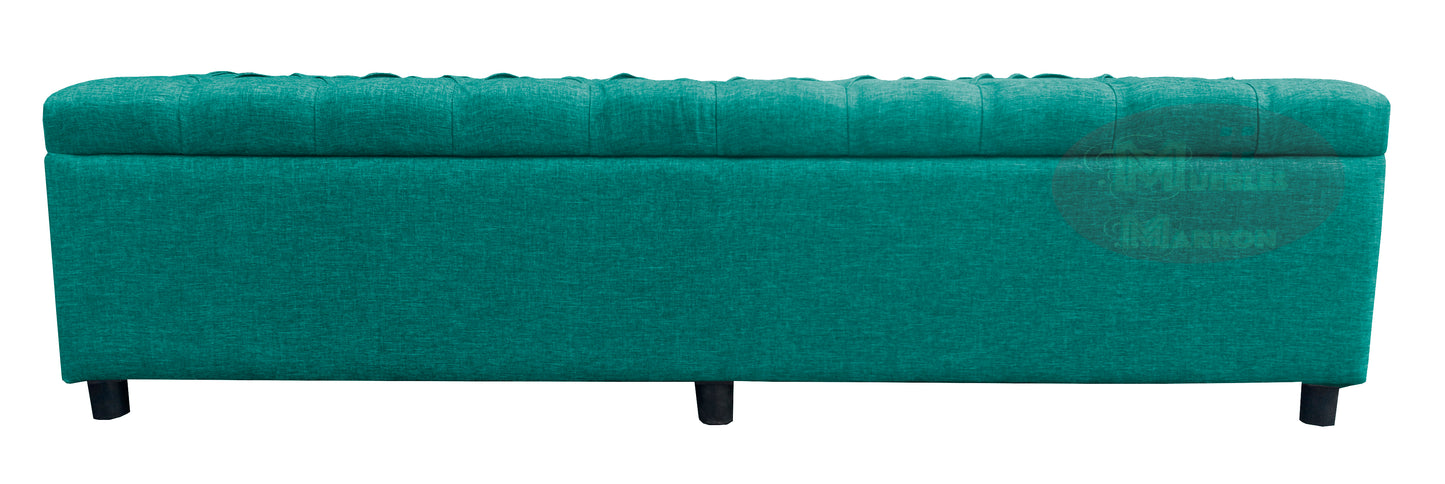 Baúl Pie de Cama de Capitón Tamaño King Size
