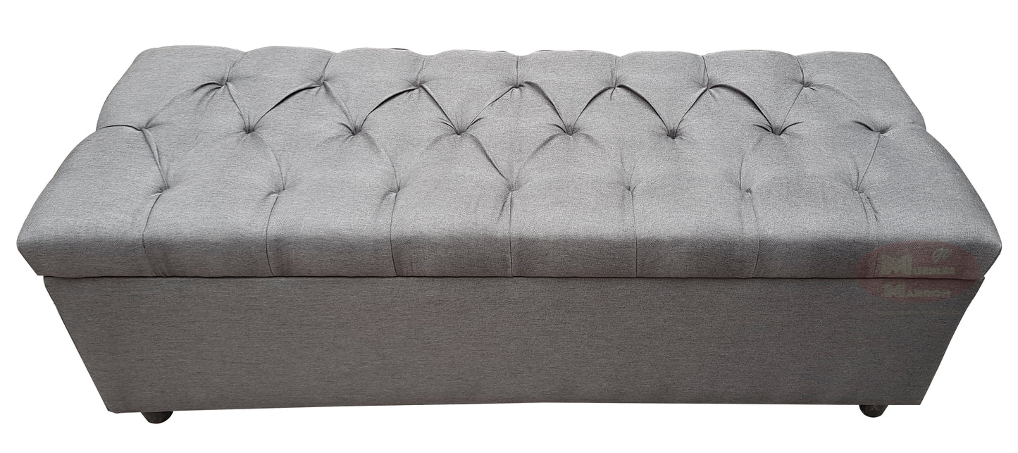 Baúl Pie de Cama de Capitón Tamaño Matrimonial