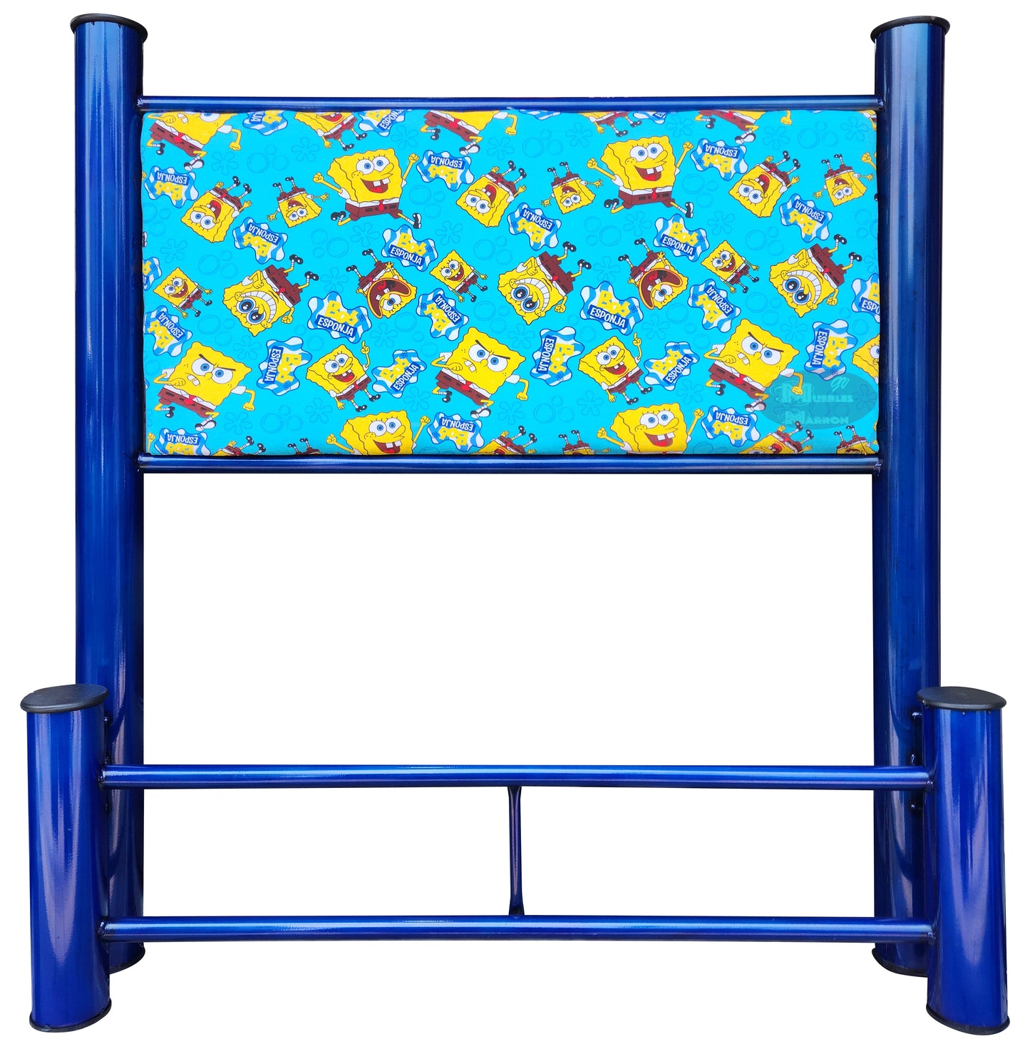 Cama Tubular Tapizada Infantil Tamaño Individual