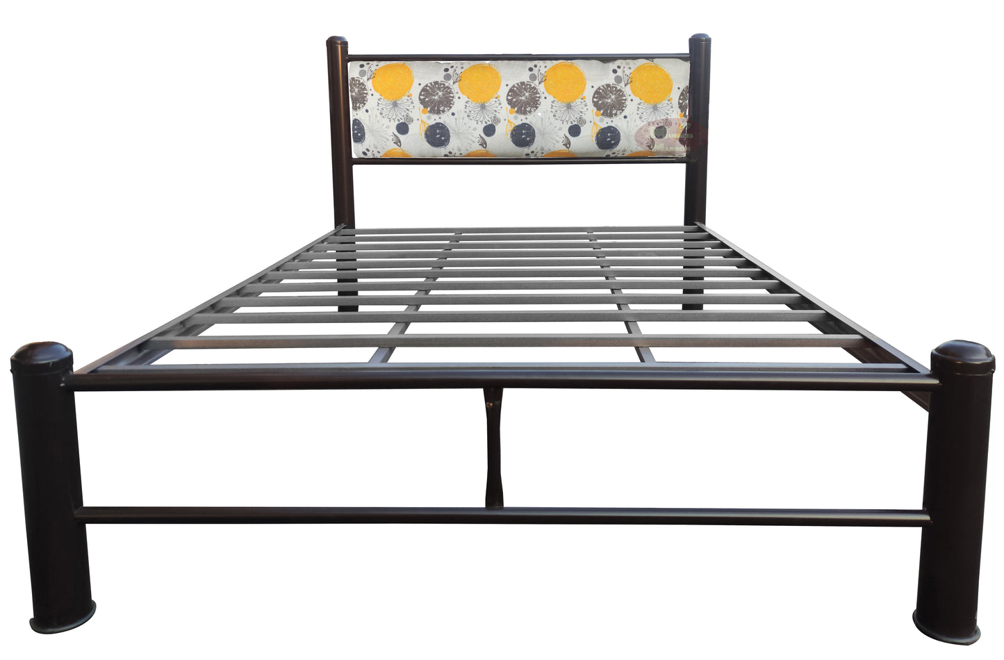Cama Tubular Tapizada Matrimonial o Individual