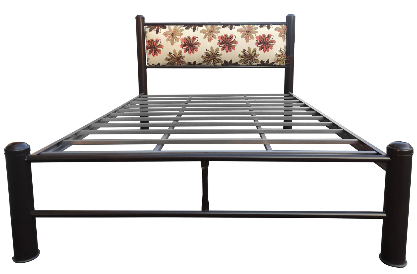 Cama Tubular Tapizada Matrimonial o Individual