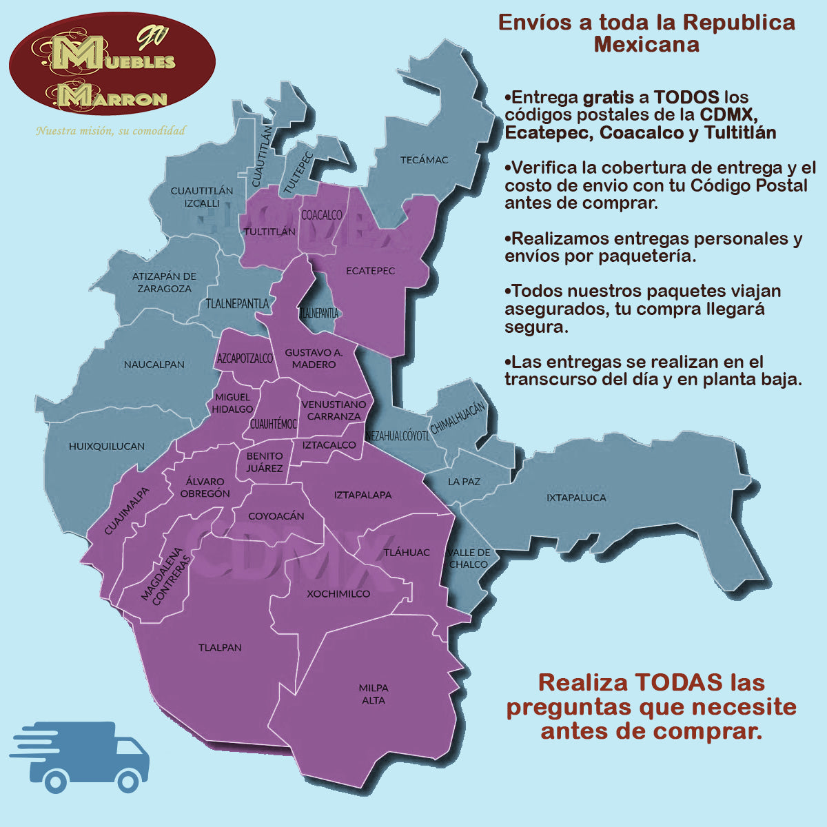 Mesa de Centro Tapizada Cuadrada con Cuatro Taburetes Mod. Kaos