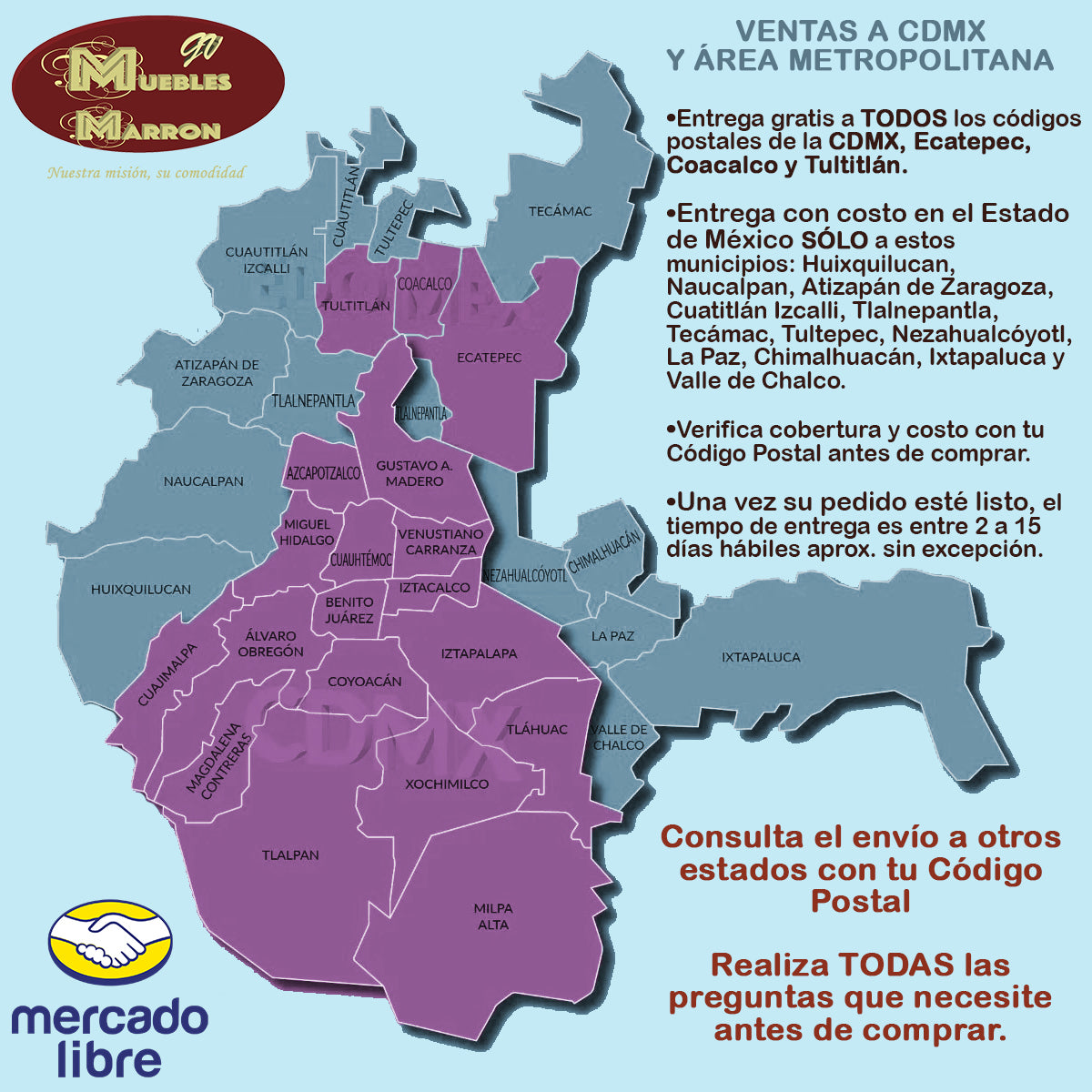 Cama Tubular Tapizada Matrimonial o Individual