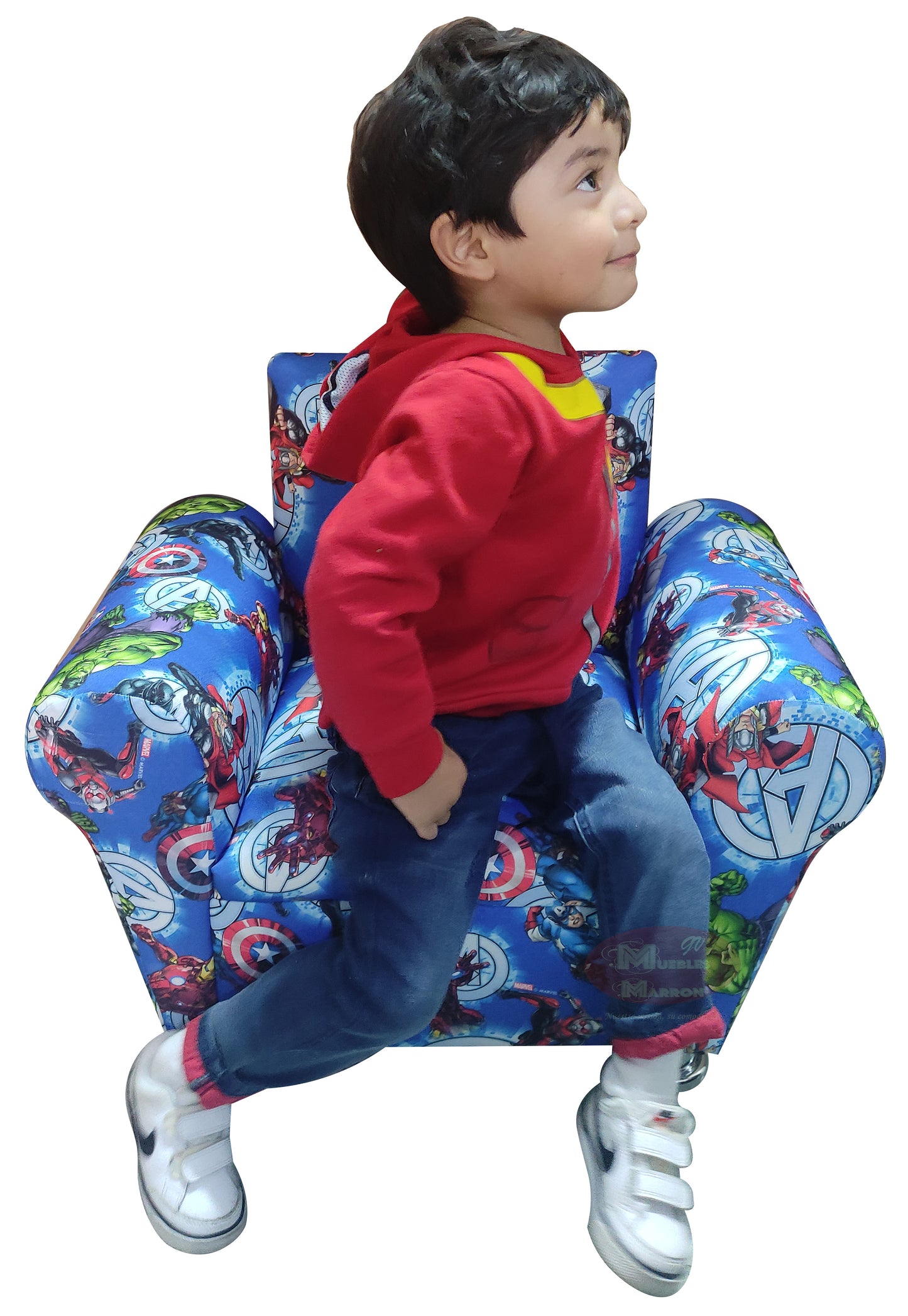 Mini Sillón Infantil Mod. Piki, diseño de personajes | Muebles Marrón