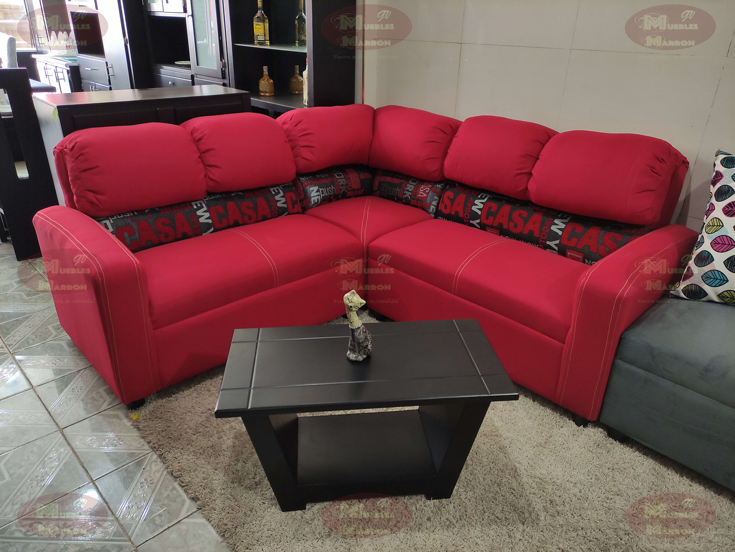 Sala Esquinera en 3 Piezas Mod. Annet