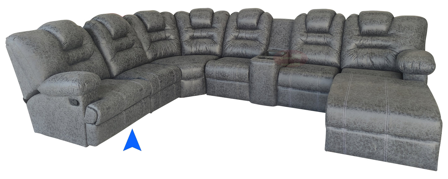 Sala Modular Esquinera con Reclinables Mod. Hermes - Francia