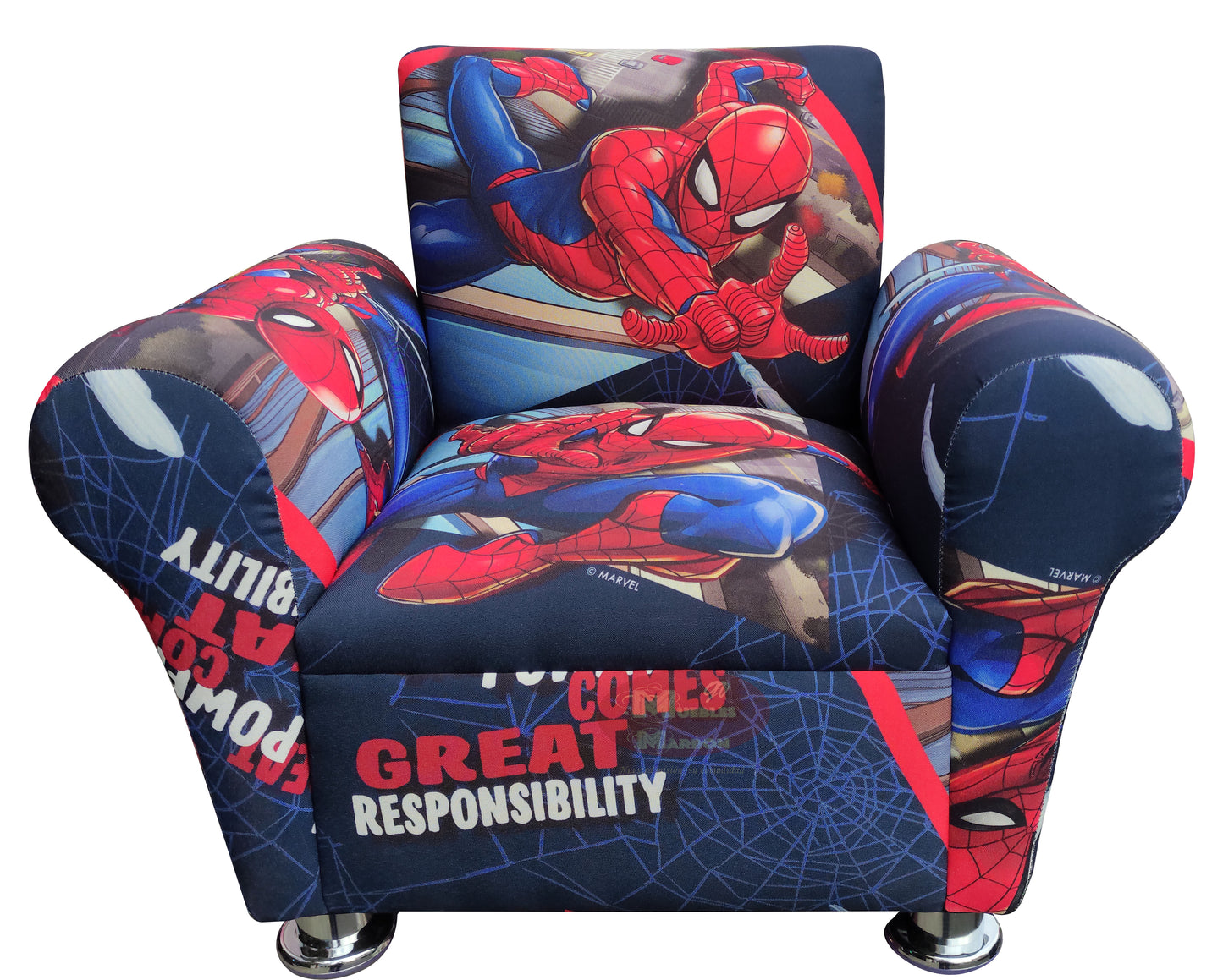 Mini Sillón Infantil Mod. Piki, diseño de personajes | Muebles Marrón