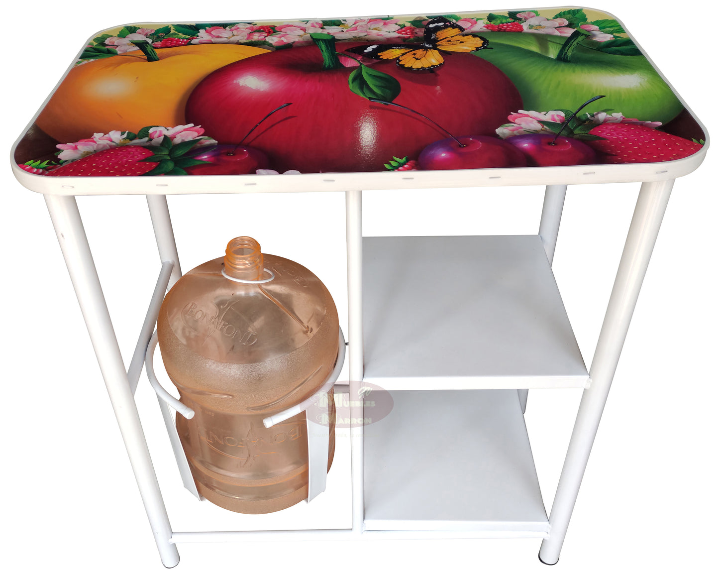 Mesa de Cocina Triana Con Dispensador De Agua, Cubierta Estampada