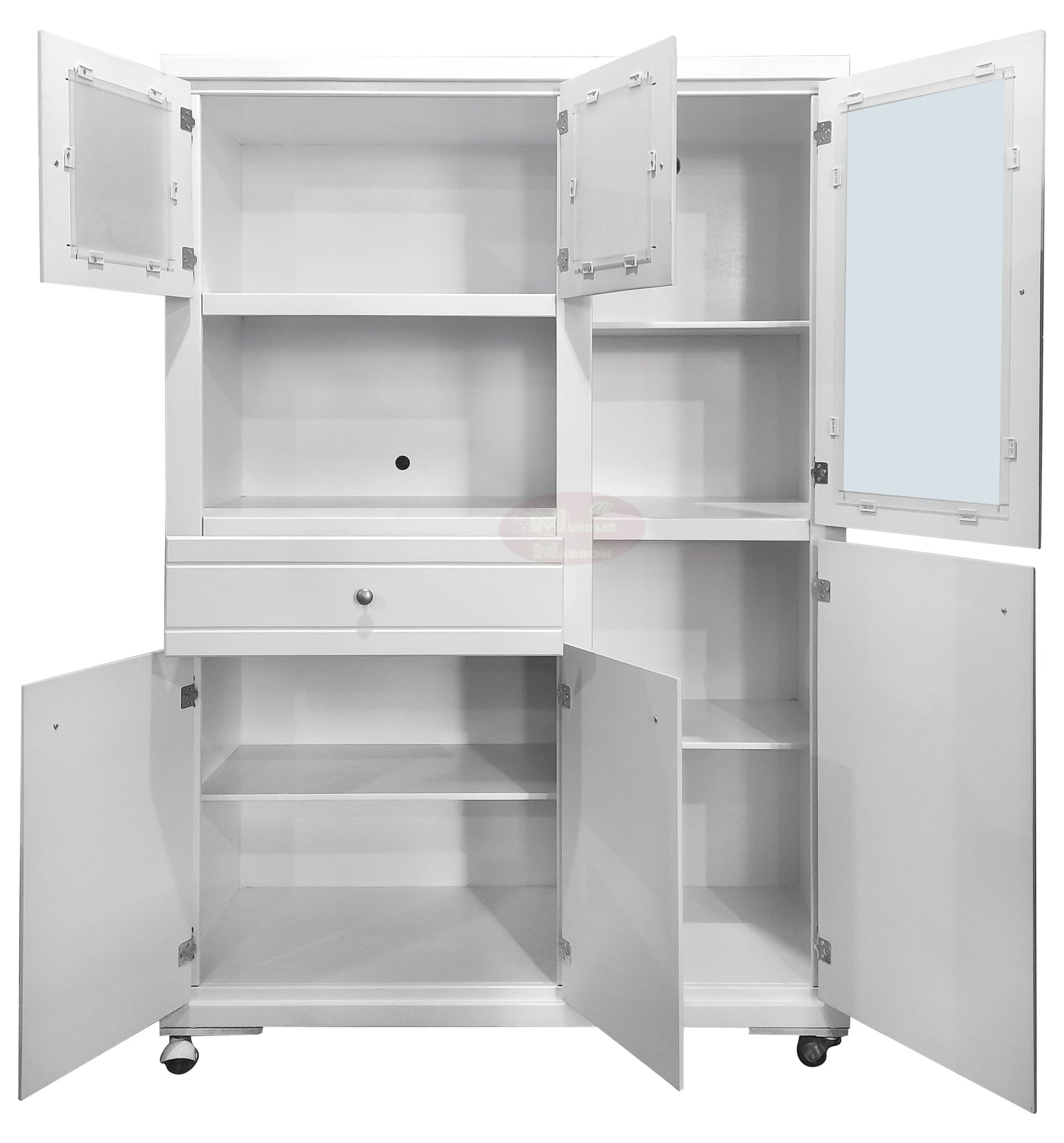 Alacena Mod. Microparis, con cristales opacos