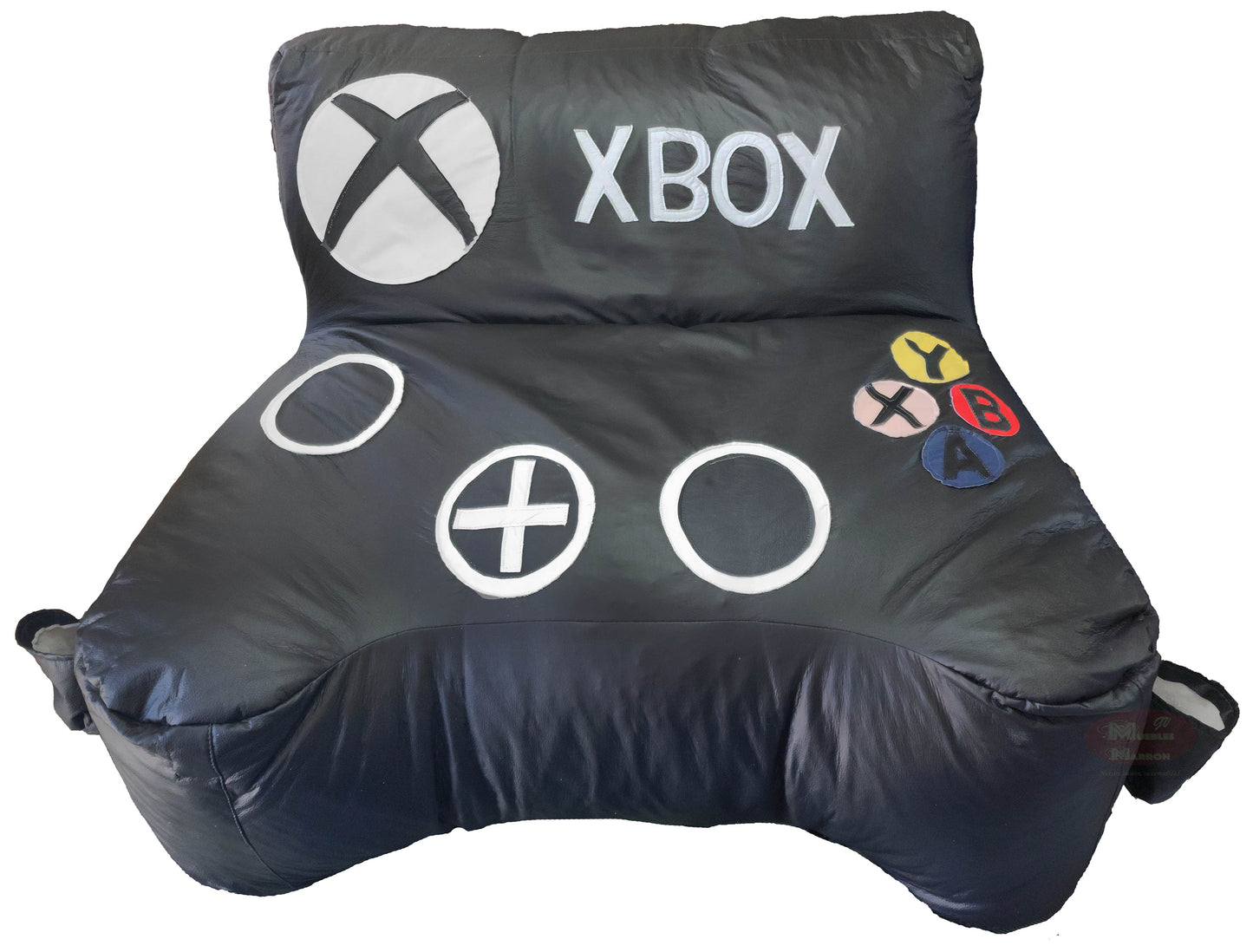 Sillón Infantil Puff con Diseño de control Xbox | Muebles Marrón
