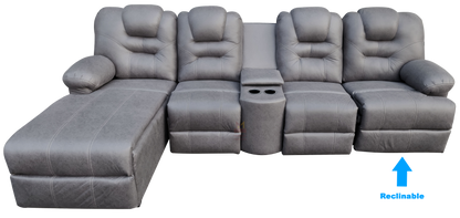 Sala Modular Con Reclinable Y Portavasos Mod. Hermes Mini (Marruecos Mini)