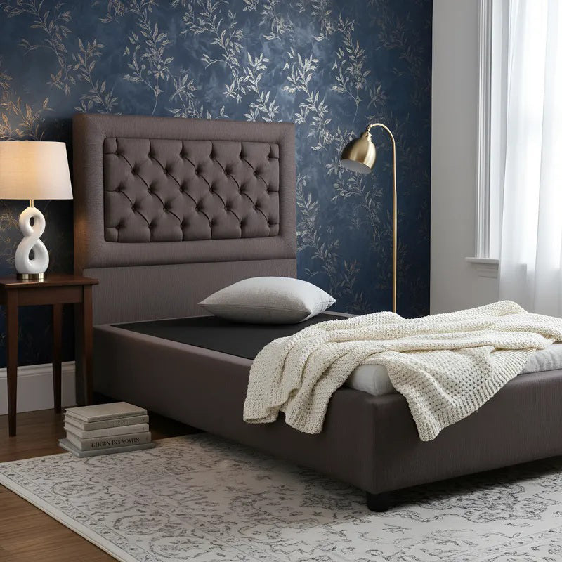 Recámara Matrimonial Tapizada de 2 Pzs. Mod. Mónaco