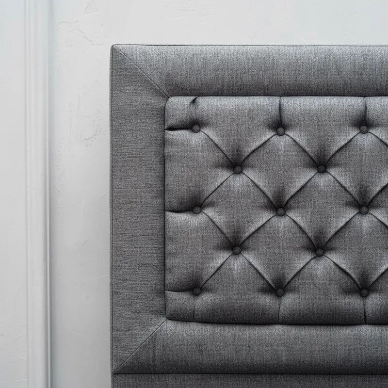 Recámara Matrimonial Tapizada de 2 Pzs. Mod. Mónaco