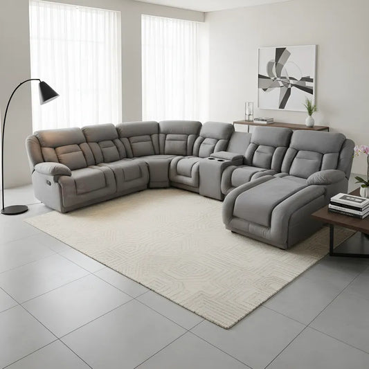 Sala Modular Esquinera con Reclinables Mod. Hermes - Francia
