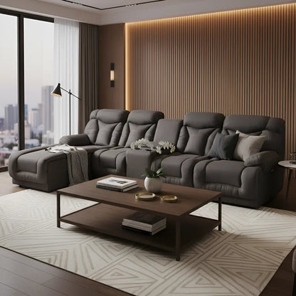 Sala Modular Con Reclinable Y Portavasos Mod. Hermes Mini (Marruecos Mini)