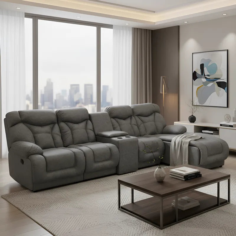 Sala Modular Con Reclinable Y Portavasos Mod. Hermes Mini (Marruecos Mini)