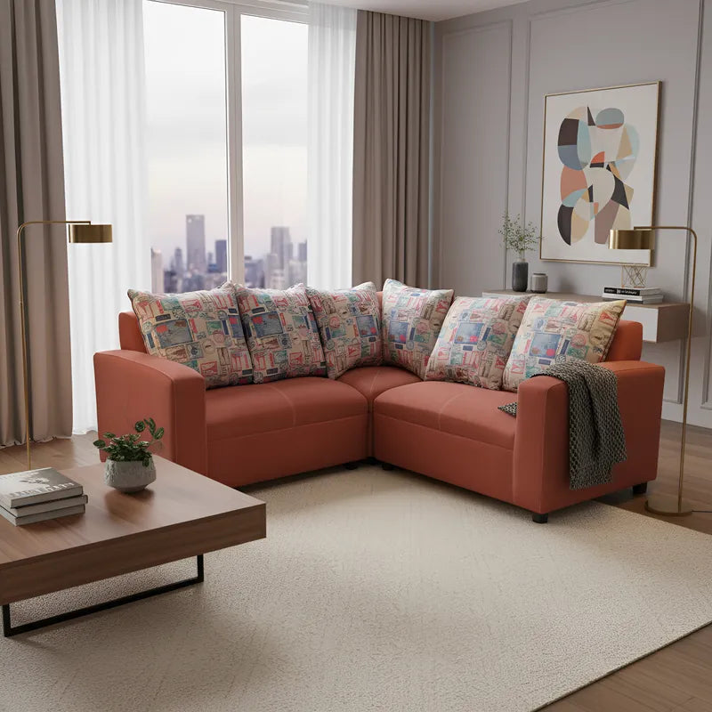 Sala Esquinera en 3 Piezas Mod. San Francisco