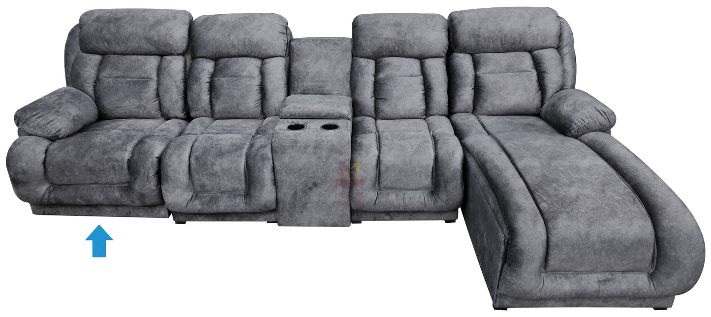 Sala Modular Con Reclinable Y Portavasos Mod. Hermes Mini (Marruecos Mini)