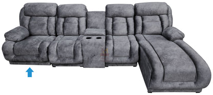 Sala Modular Con Reclinable Y Portavasos Mod. Hermes Mini (Marruecos Mini)