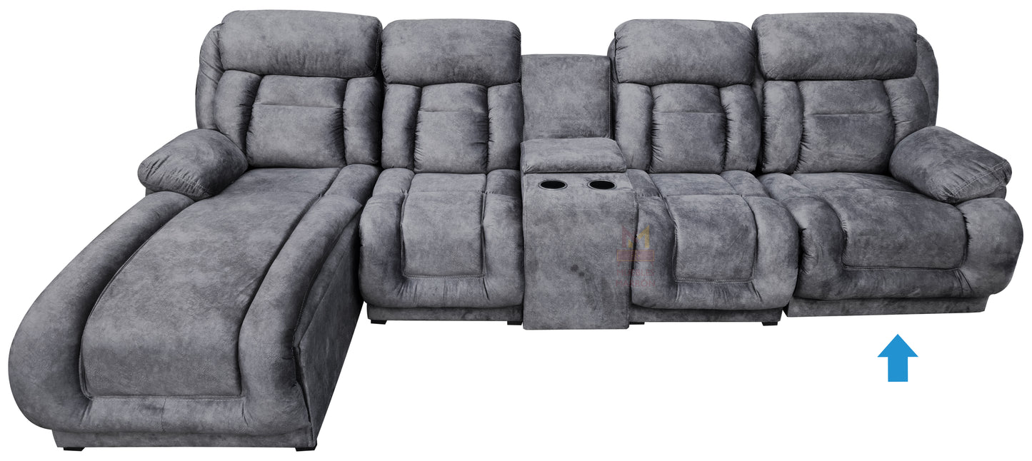 Sala Modular Con Reclinable Y Portavasos Mod. Hermes Mini (Marruecos Mini)