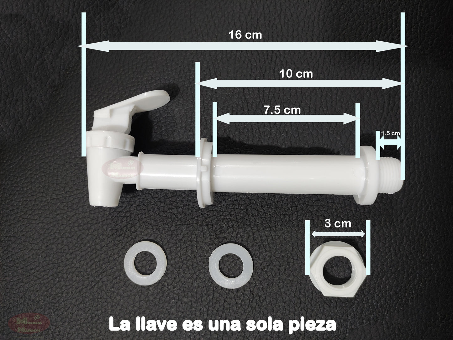 Tina Con Llave Para Portagarrafón De Agua