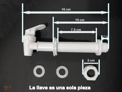 Tina Con Llave Para Portagarrafón De Agua