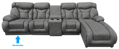 Sala Modular Con Reclinable Y Portavasos Mod. Hermes Mini (Marruecos Mini)