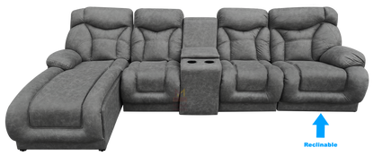 Sala Modular Con Reclinable Y Portavasos Mod. Hermes Mini (Marruecos Mini)