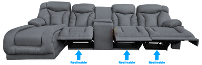 Sala Modular Con Reclinable Y Portavasos Mod. Hermes Mini (Marruecos Mini)