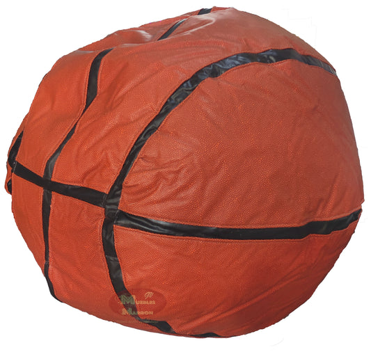 Sillón Infantil Puff Mod. Basket ball, Baloncesto | Muebles Marrón