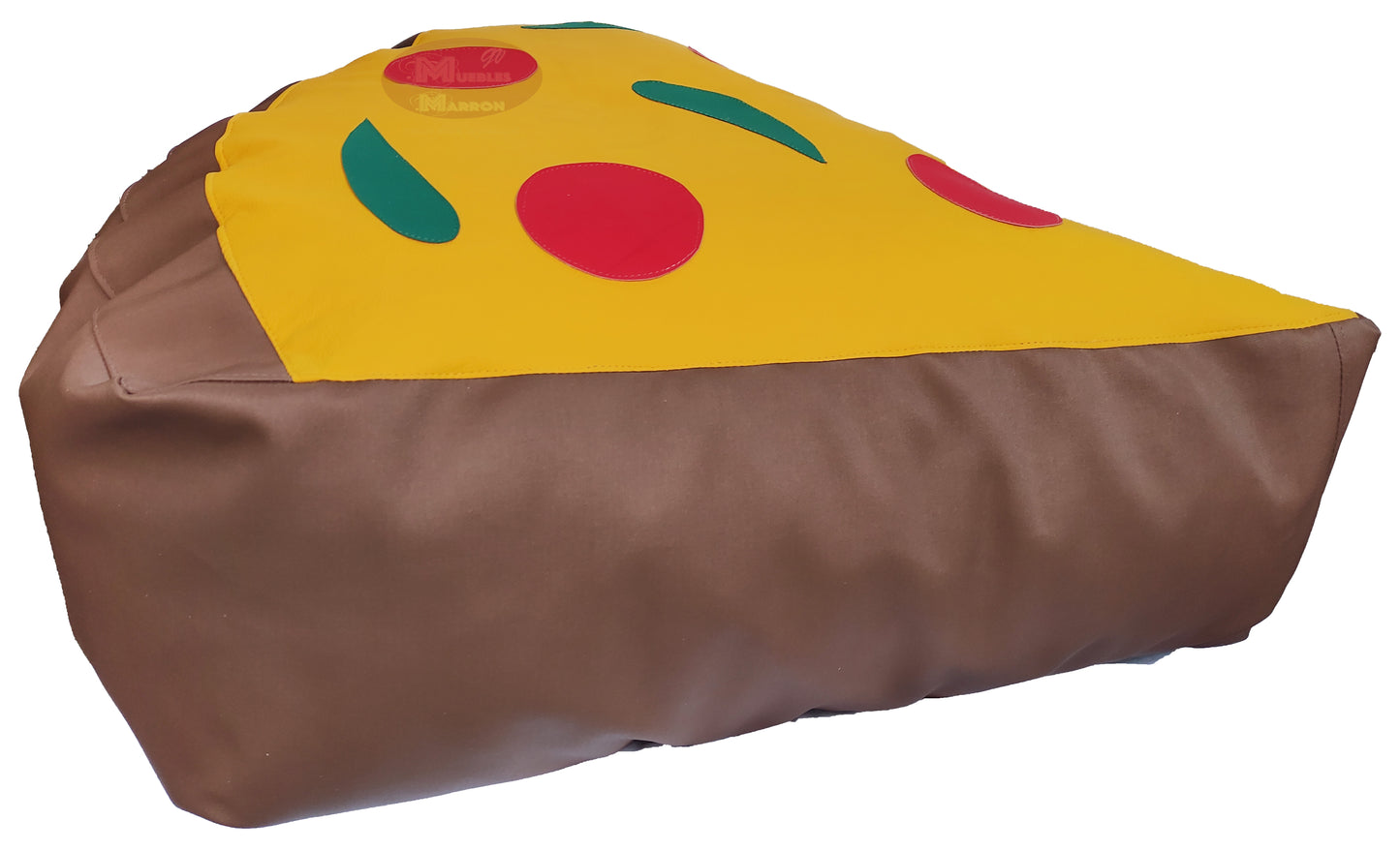 Sillón Infantil Puff con diseño de Pizza | Muebles Marrón