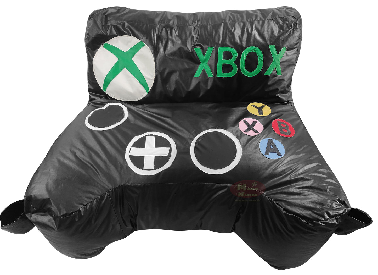Sillón Infantil Puff con Diseño de control Xbox | Muebles Marrón