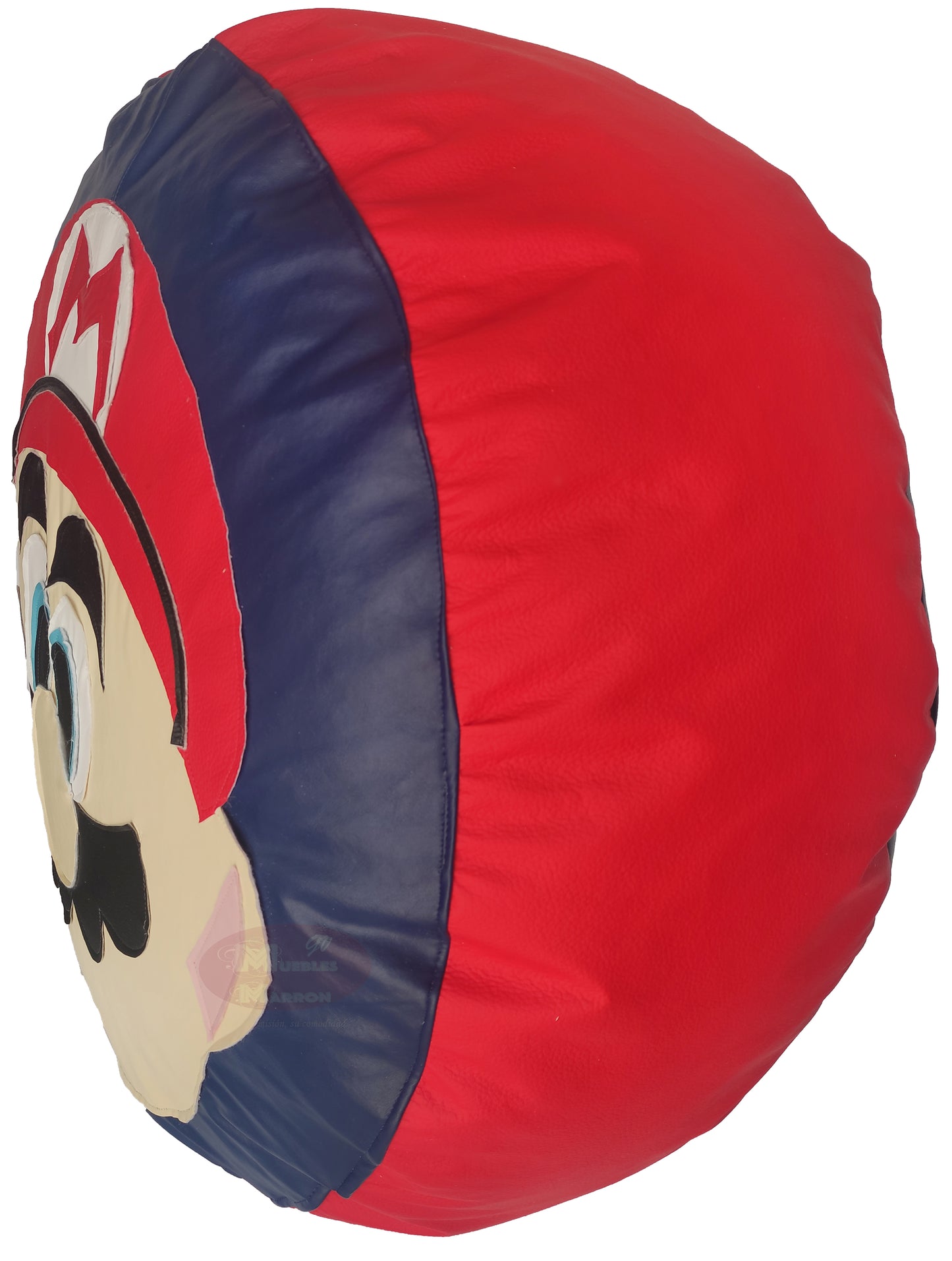 Sillón Infantil Puff Diseño Personajes Marios Bros | Muebles Marrón