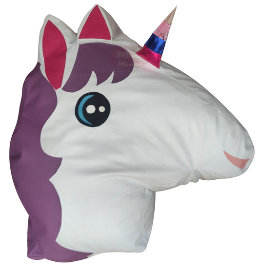 Sillón Infantil Puff Mod. Unicornio | Muebles Marrón