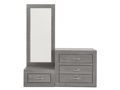 Recamara King Size Mod. Valentina, 5 Piezas Color Gris