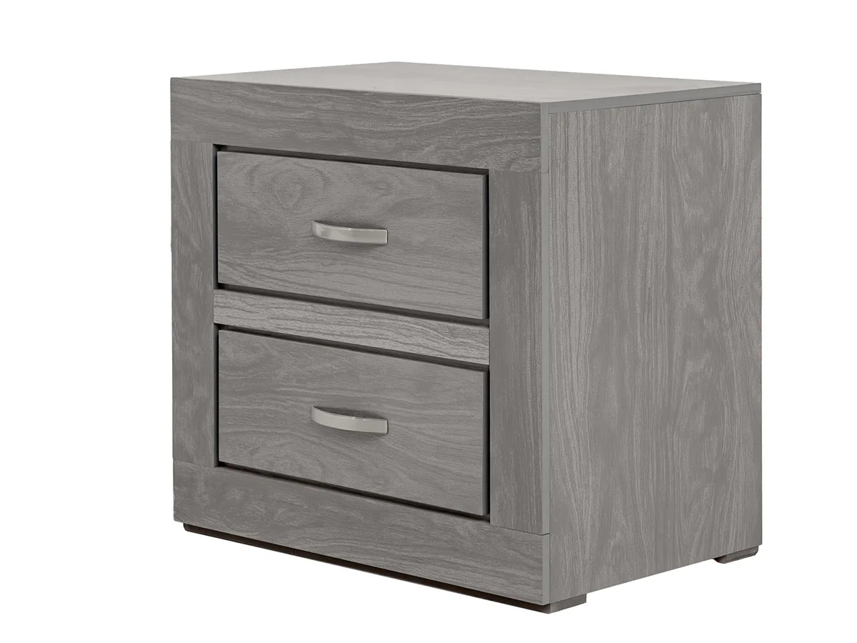 Recamara King Size Mod. Valentina, 5 Piezas Color Gris
