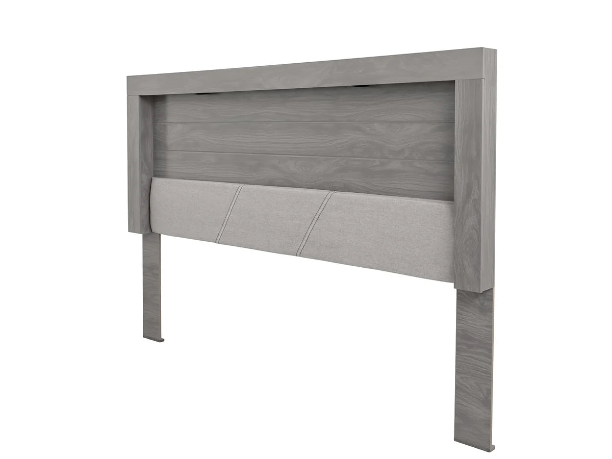 Recamara King Size Mod. Valentina, 5 Piezas Color Gris