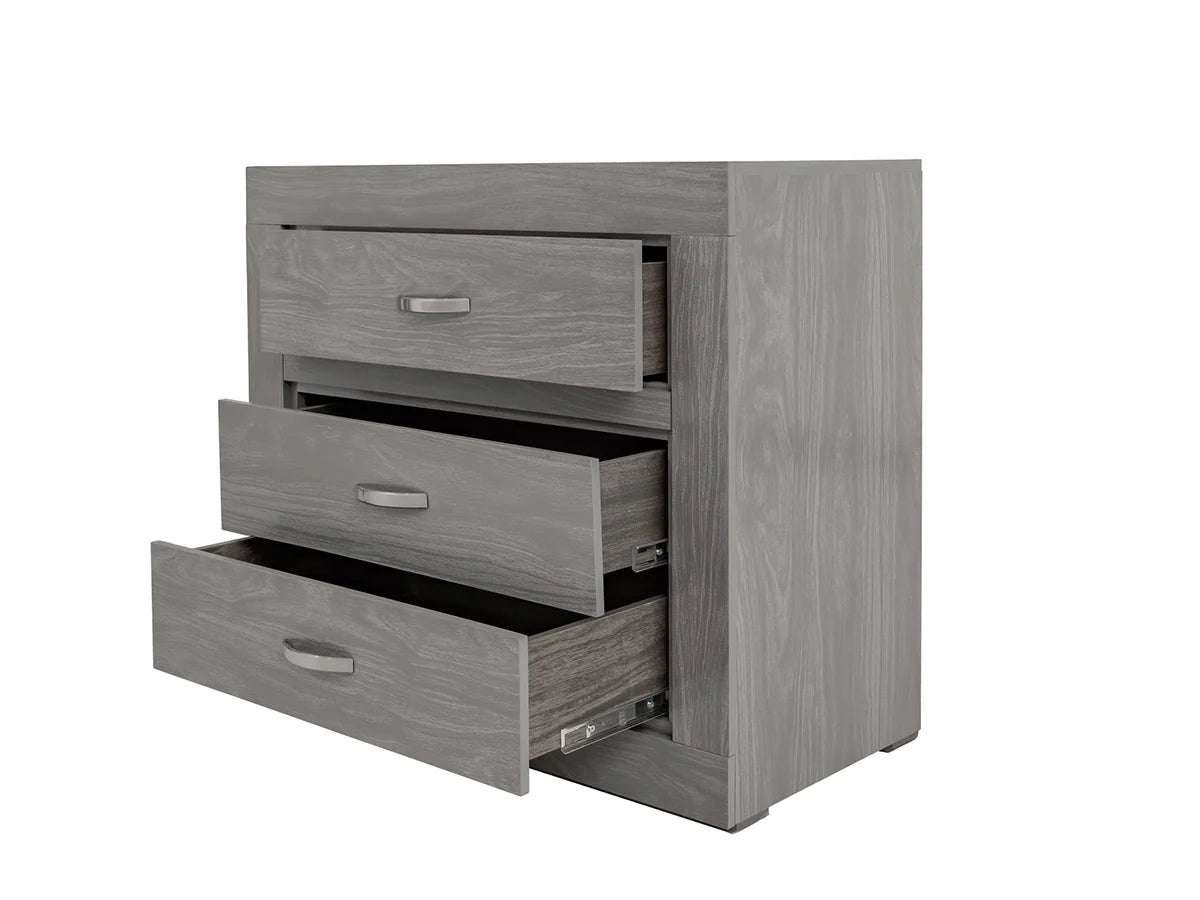 Recamara King Size Mod. Valentina, 5 Piezas Color Gris