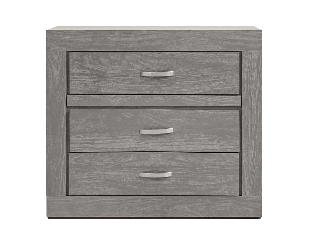 Recamara King Size Mod. Valentina, 5 Piezas Color Gris
