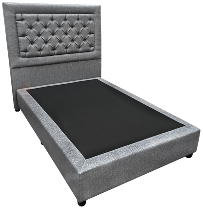 Recámara Matrimonial Tapizada de 2 Pzs. Mod. Mónaco