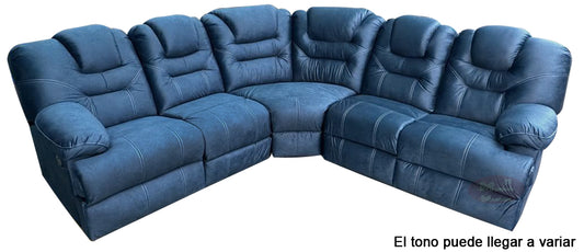 Sala Modular Esquinera con un reclinable Mod. Hermes Peque