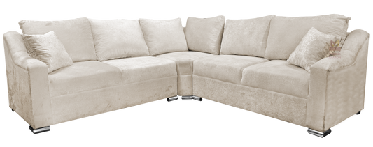 Sala Esquinera Mod. Selene, Incluye 6 Cojines