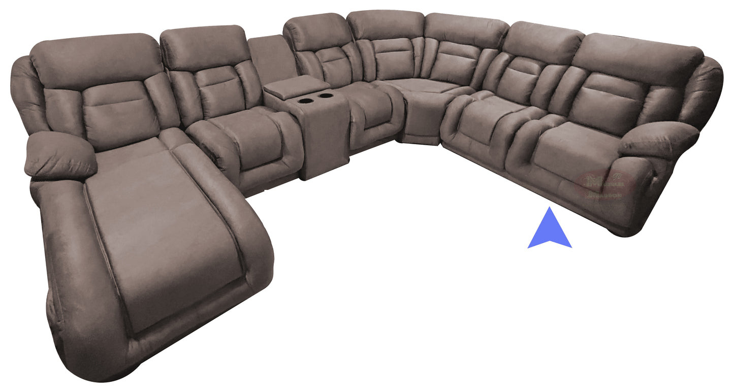 Sala Modular Esquinera con Reclinables Mod. Hermes - Francia
