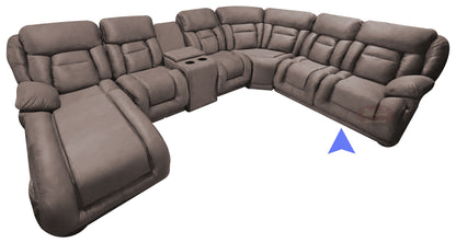 Sala Modular Esquinera con Reclinables Mod. Hermes - Francia