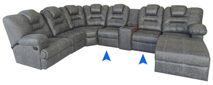Sala Modular Esquinera con Reclinables Mod. Hermes - Francia