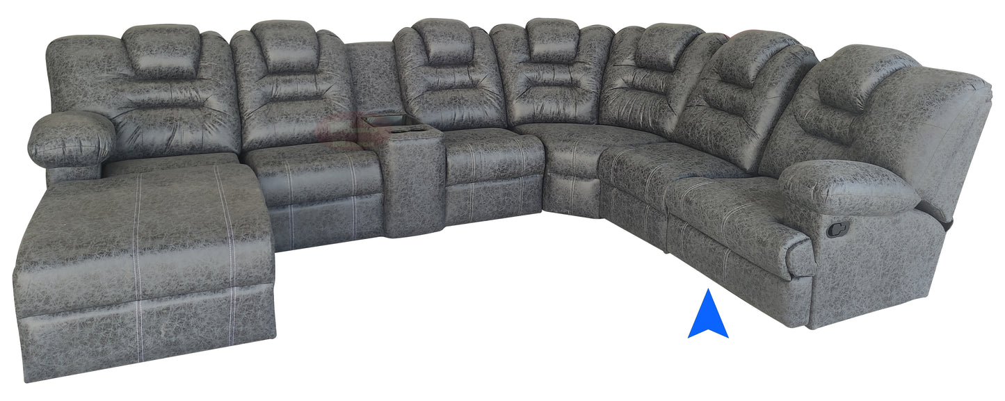 Sala Modular Esquinera con Reclinables Mod. Hermes - Francia