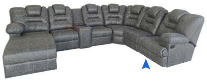 Sala Modular Esquinera con Reclinables Mod. Hermes - Francia