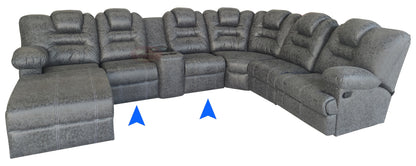 Sala Modular Esquinera con Reclinables Mod. Hermes - Francia