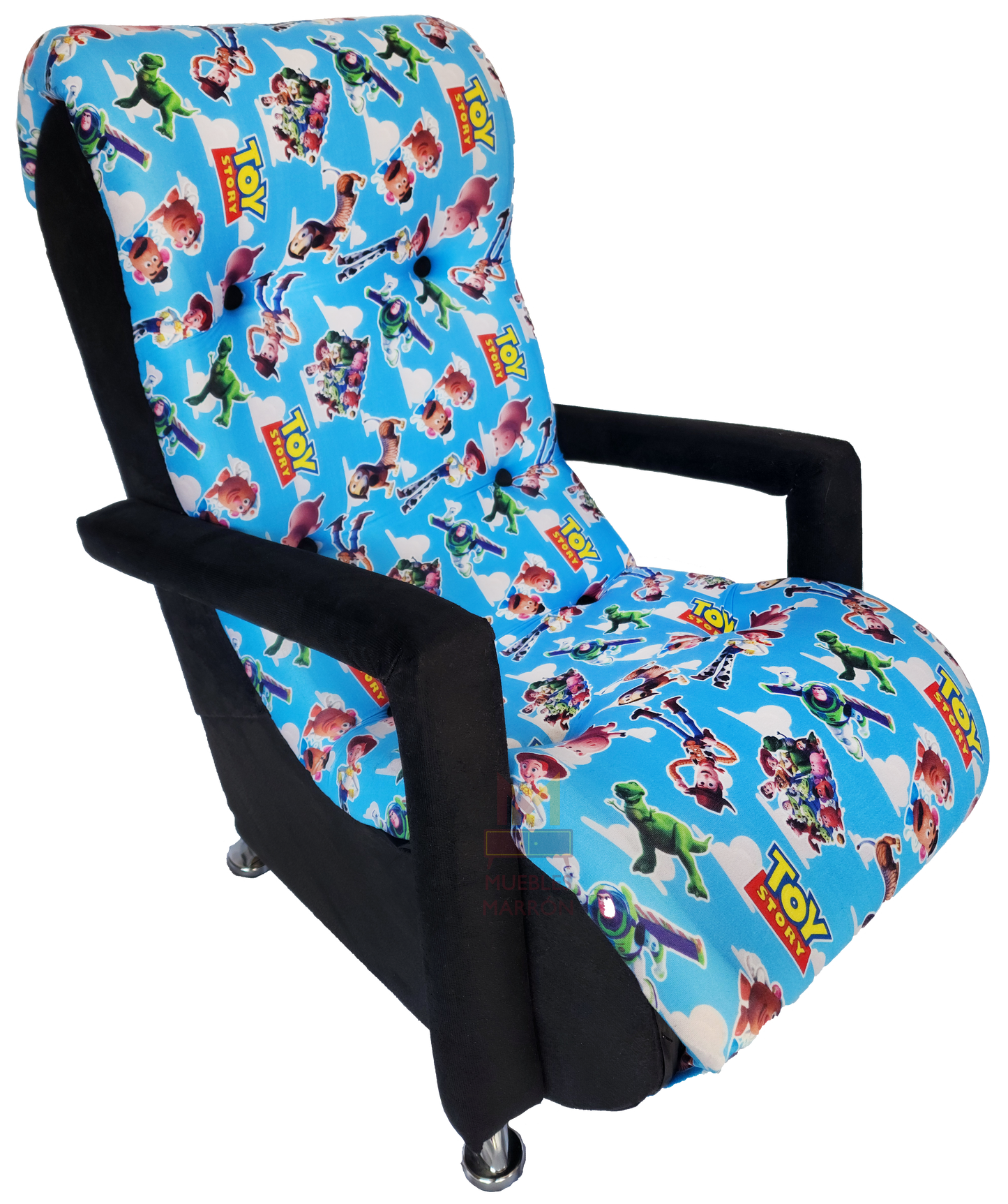 Sillón Infantil Con Brazos Mod. Mini Luis, diseños de personajes | Muebles Marrón