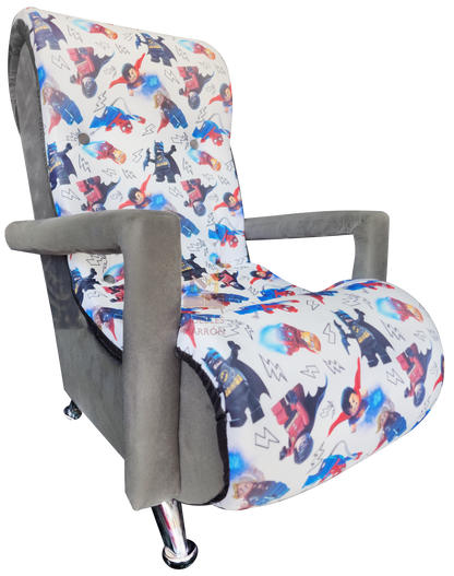 Sillón Infantil Con Brazos Mod. Mini Luis, diseños de personajes | Muebles Marrón